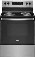 Whirlpool - 4.8 Cu. Ft. Freestanding Electric Range with Keep Warm Setting - Stainless Steel