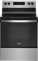 Whirlpool - 5.3 Cu. Ft. Freestanding Electric Range with Keep Warm Setting - Stainless Steel