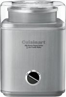 Cuisinart - Pure Indulgence 2-Quart Ice Cream and Sorbet Maker - Brushed Metal