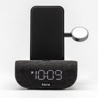 iHome - TimeBase Pro+ - Bluetooth Alarm Clock with Triple Charging
