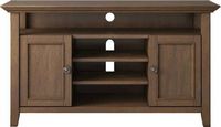Simpli Home - Amherst Wide Transitional TV Media Stand for Most TVs up to 60&quot; - Rustic Natural Ag...