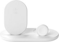 Belkin - 3-in-1 Wireless Charger - Fast Charging Stand for iPhone, Watch &amp; AirPods - Qi-Certified...