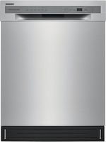 Frigidaire - 24&quot; Compact Front Control Built-In Dishwasher with Stainless Steel Tub, 52 dBA - Sta...