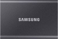 Samsung - T7 2TB External USB 3.2 Gen 2 Portable SSD with Hardware Encryption - Titan Gray