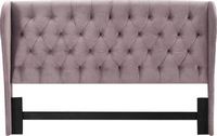 Lillian August - Harlow Tufted Fabric Upholstered King Headboard - Mauve