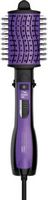 Conair - InfinitiPRO Knot Dr. Detangling Hot Air All-in-One Dryer Brush - Purple And Black