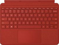 Microsoft - Surface Go Signature Type Cover for Surface Go, Go 2, and Go 3 - Poppy Red Alcantara ...