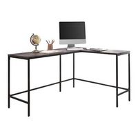 OSP Home Furnishings - Contempo L-Shaped Desk - Ozark Ash