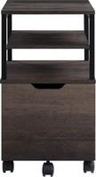 OSP Home Furnishings - Contempo 3-Shelf 1-Drawer File Cabinet - Ozark Ash