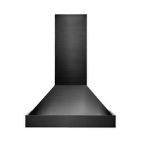 ZLINE - 30 inches - Externally Vented - Wall Range Hood - Black Stainless Steel