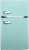 Insignia™ - 3.1 Cu. Ft. Retro Mini Fridge with Top Freezer and ENERGY STAR Certification - Mint