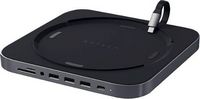 Satechi - Type-C Aluminum Stand and Hub for Mac Mini & Mac Studio - USB-C Data Port, Micro/SD Car...