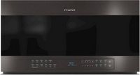 Haier - 1.6 Cu. Ft. Over-the-Range Microwave with Sensor Cooking and Built-In Wi-Fi - Black Stain...