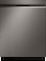 LG - 24&quot; Top Control Smart Built-In Stainless Steel Tub Dishwasher with 3rd Rack, QuadWash, TrueS...