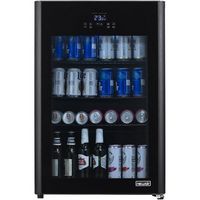 NewAir - 125-Can Beverage Cooler with Glass Door, Party and Turbo Modes, Cools to 23F, Digital Co...