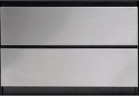 Sharp - 24" Drawer Pedestal for Select 24" Microwave Oven - Stainless Steel