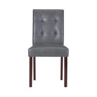 Simpli Home - Andover Contemporary Faux Leather &amp; High-Density Foam Dining Chairs (Set of 2) - St...