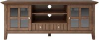 Acadian SOLID WOOD 60 inch Wide Transitional TV Media Stand For TVs up to 65 inches