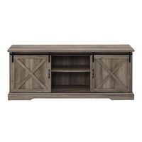 70&quot; Sliding Barn Door TV Console