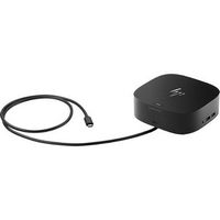 HP - USB Type C,USB Type A Docking Station - Black