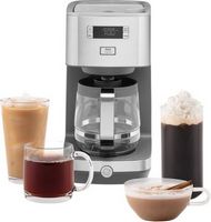 GE - Classic Drip 12-Cup Coffee Maker - Stainless Steel