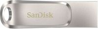 SanDisk - Ultra Dual Drive Luxe 1TB USB 3.1, USB Type-C Flash Drive - Silver