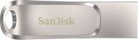 SanDisk - Ultra Dual Drive Luxe 256GB USB 3.1, USB Type-C Flash Drive - Silver