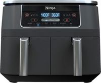 Ninja - Foodi 6-in-1 8-qt. 2-Basket Air Fryer with DualZone Technology & Air Fry, Roast, Broil, B...