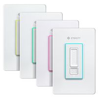 Etekcity - Smart Wi-Fi Dimmer Switch (4-Pack) - White