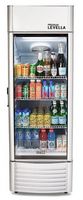 Premium Levella - 9 cu. ft. 1-Door Commercial Merchandiser Refrigerator Glass-Door Beverage Displ...