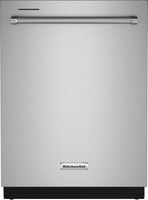 KitchenAid - 24&quot; Front Control Built-In Dishwasher with Stainless Steel Tub, ProWash Cycle, 3rd R...