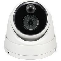 Swann - 4K PoE Add On Dome Camera, w/Audio Capture &amp; Face Detection - White