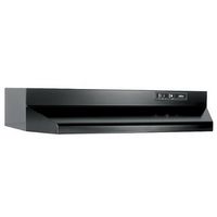 Broan - 30 inches - Under cabinet Range Hood - Black