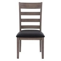 CorLiving - New York Classic Dining Chair, Set of 2 - Washed Grey