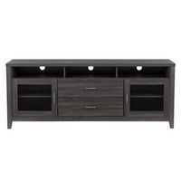 CorLiving - Hollywood TV Cabinet with Drawers, for TVs up to 85&quot; - Dark Gray