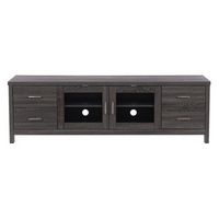 CorLiving - Hollywood TV Cabinet with Doors, for TVs up to 85&quot; - Dark Gray