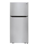 LG - 20.2  Top-Freezer with Ice Maker - Stainless steel