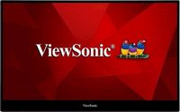 ViewSonic - TD1655 15.6&quot; LCD FHD Touch Screen Monitor (USB-C, Mini HDMI) - Black