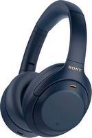 Sony - WH1000XM4 Wireless Noise-Cancelling Over-the-Ear Headphones - Midnight Blue