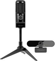 Aluratek - Rocket USB Microphone/Webcam Streaming Bundle