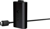 Microsoft - Rechargeable Battery + USB-C Cable for Xbox Series X and Xbox Series S - Black