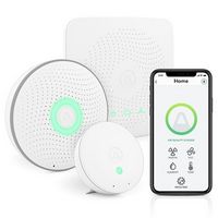 Airthings - House Kit, Radon and Indoor Air Quality Monitoring System, Multi-room - White