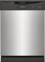 Frigidaire 24&quot; Front Control Built-In Dishwasher, 62dba - Stainless Steel