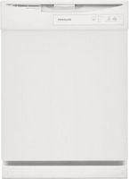 Frigidaire 24" Front Control Built-In Dishwasher, 62dba - White