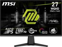 MSI - MAG 275QF 27" QHD Rapid IPS 180Hz 0.5ms Adaptive sync Gaming Monitor with HDR(DisplayPort,H...