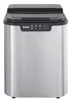 Danby - 2 lb Countertop Ice Maker - Stainless steel