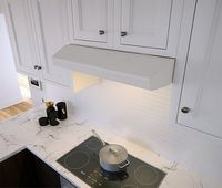 Zephyr - 36 inches - Convertible - Under cabinet Range Hood - Matte White