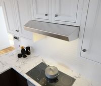 Zephyr - 24 inches - Convertible - Under cabinet Range Hood - Stainless Steel