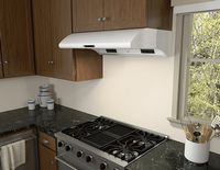 Zephyr - 30 inches - Externally Vented - Under cabinet Range Hood - Matte White