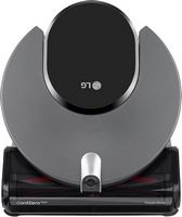 LG - CordZero R9 Wi-Fi Connected Robot Vacuum with Auto-Docking and HEPA Filter - Matte Grey